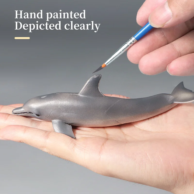 ฟิกเกอร์โลมา - ของเล่นสัตว์ทะเล โลกใต้น้ำ โมเดลสัตว์ทะเล ทำจากพีวีซี ของเล่นเสริมพัฒนาการสำหรับเด็ก