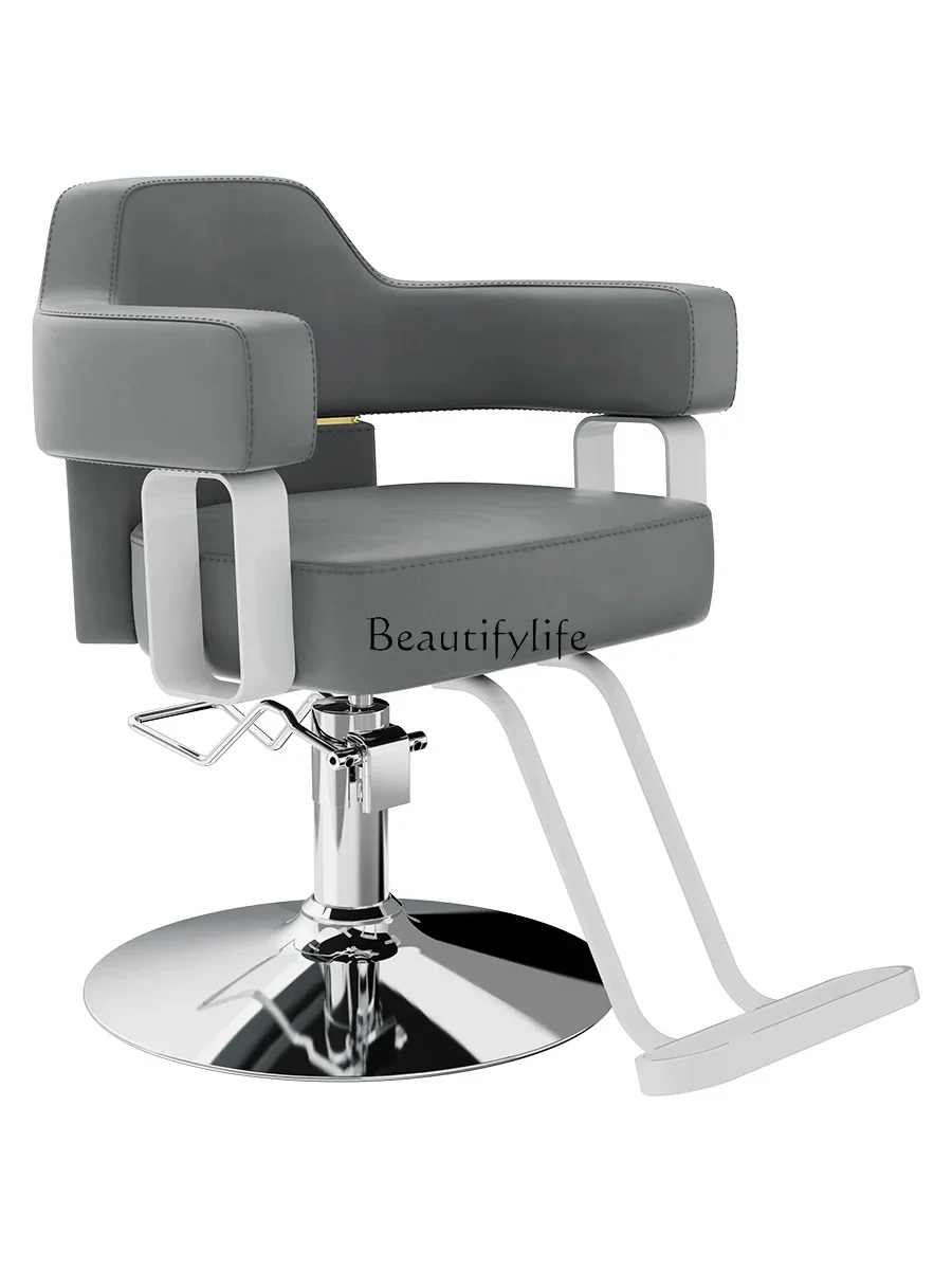 

High-End Hairdressing Chair Adjustable for Hair Salon Hair Cutting and Dyeing Chair