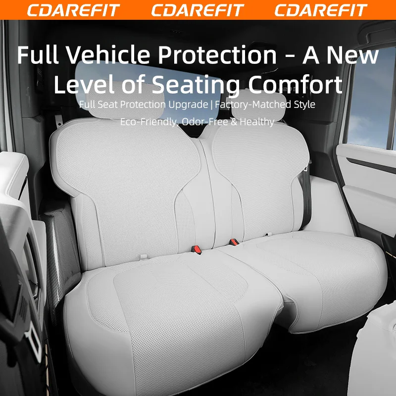 For iCAUR V23 Original Car Color Full Wrap Seat Cushion Breathable Seat Cover All Season Universal Car Seat Pad Modificati