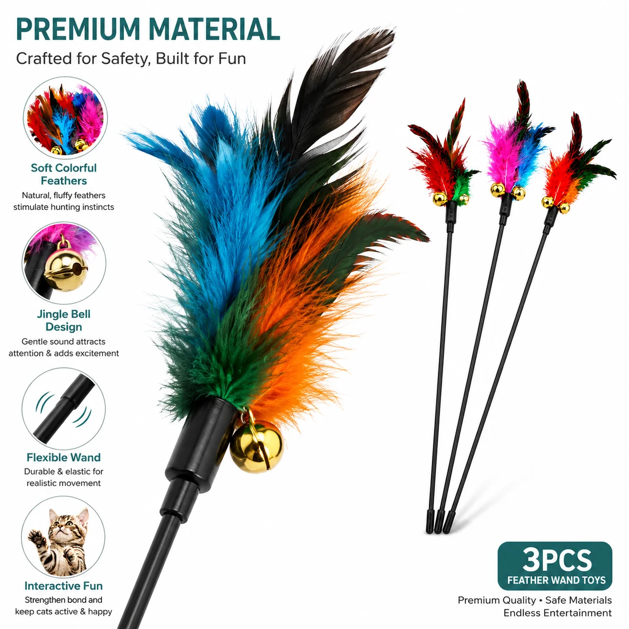 #64 Latest Cat Wand Toys Offers