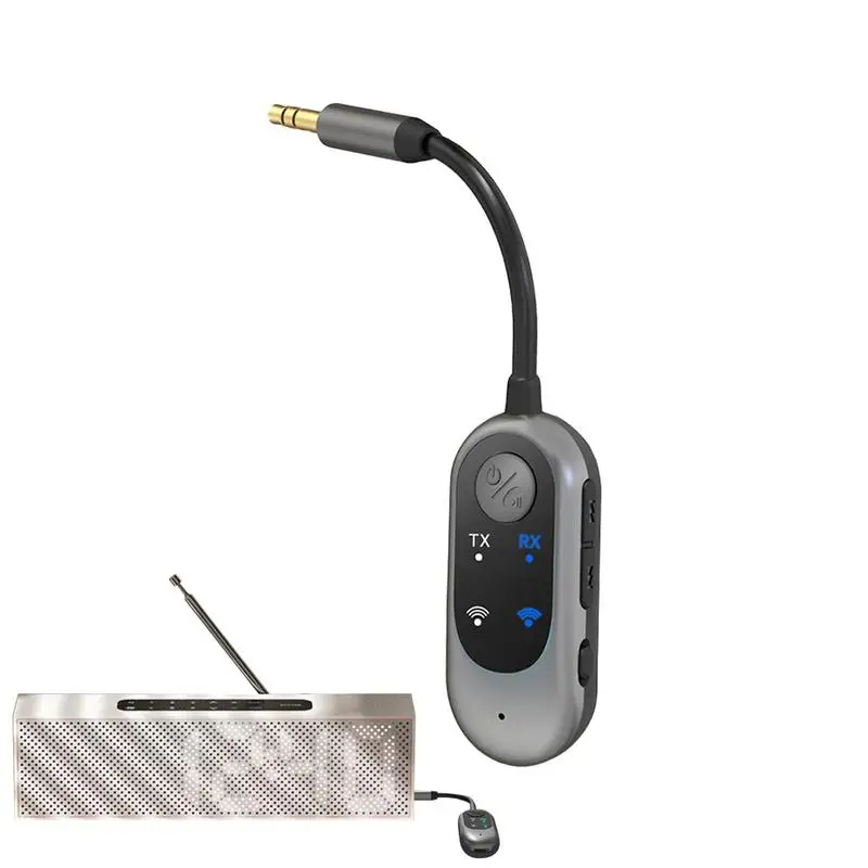 

Wireless Radio Transmitter For Car Wireless Car Receiver Plug-and-Play Clear Sound Quality Multifunctional Automotive Interior