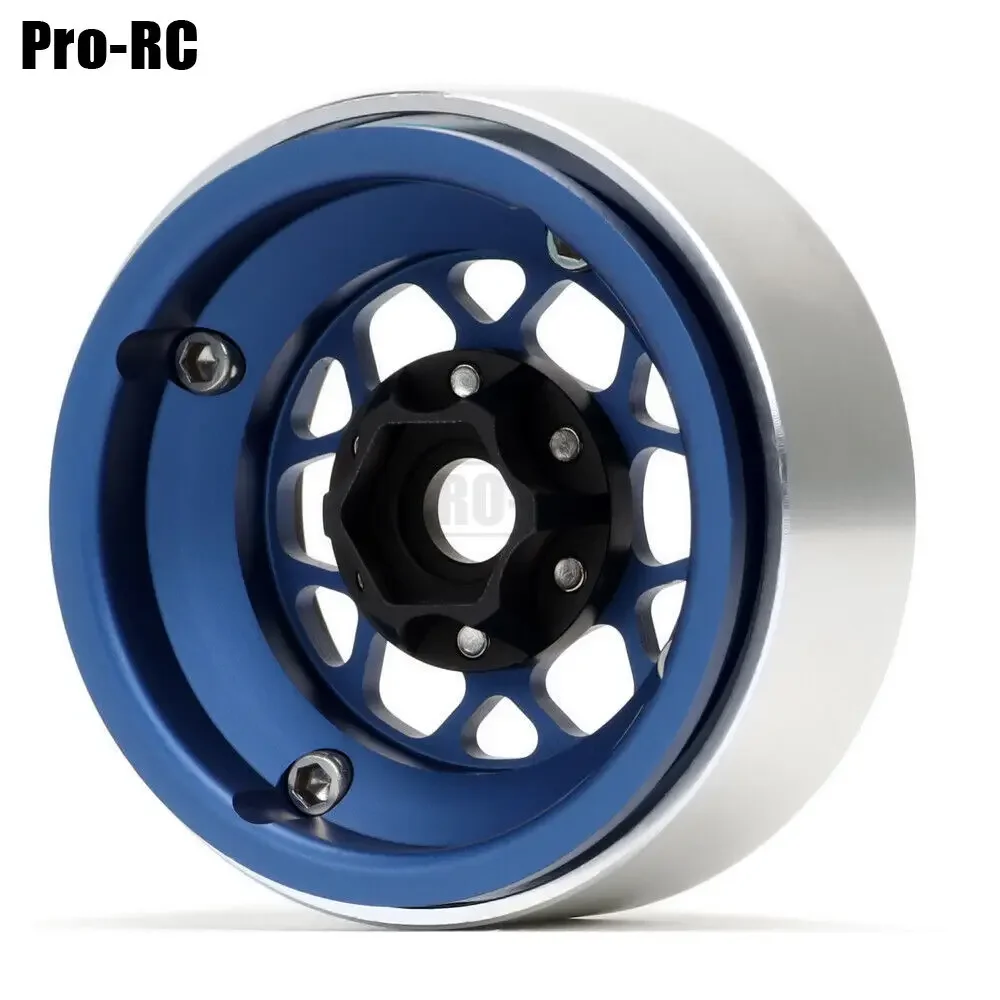 4 Stuks Aluminium 1.9 "Beadlock Velg Hub voor RC Auto 1/10 TRX4 Axiale SCX10 II 90046 AXI03007 Upgrade onderdelen
