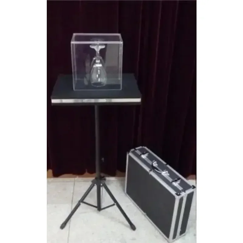 Glass Breaking Table with Aluminium Case Magic Table Combination Tricks Stage Gimmick Illusions Accessories Mentalism Magician