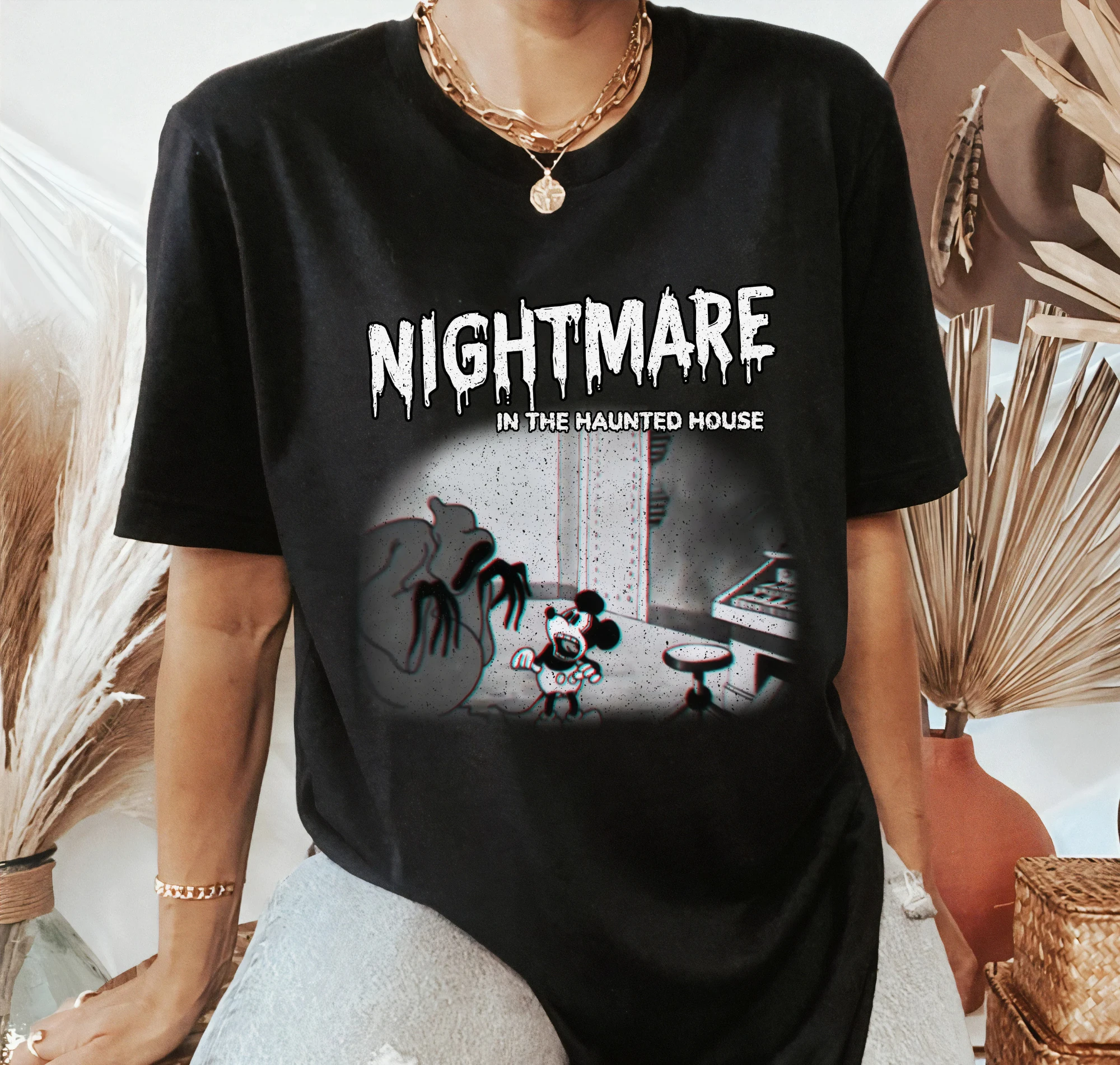 Camiseta de Halloween de Mickey de Disney, camiseta de la Casa Encantada de Mickey de Disney, camisa familiar de Halloween de Disneyland