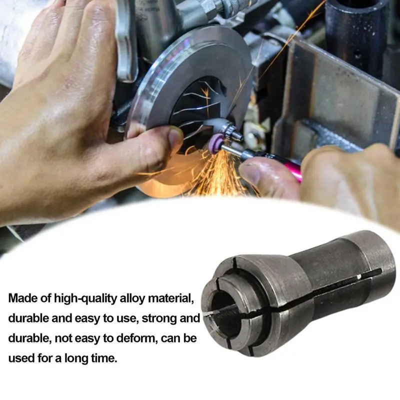 Drill Chuck For Impact Driver Alloy Collet Mini Electric Grinder Grinding Machine Clamping Collet Adapter For 3mm And 6mm Die