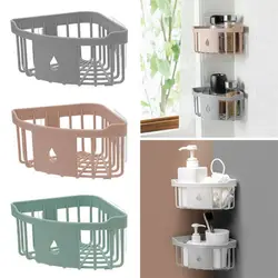 Étagère murale sans trou pour la cuisine, baignoire, rangement, accessoires T1, coin de douche