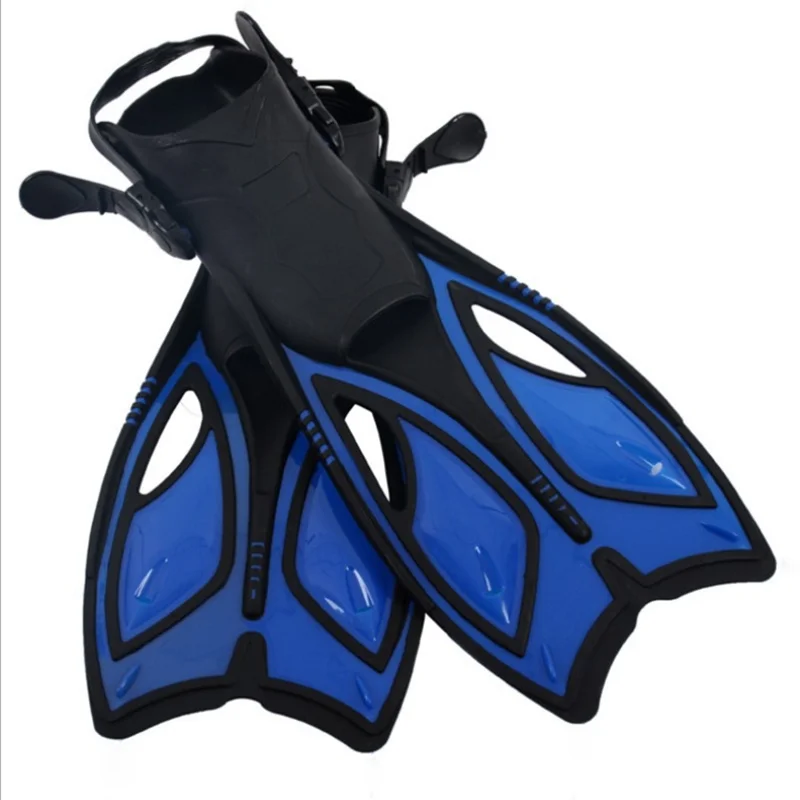 Professional Diving Long Flippers Adjustable Double Fins Swimming Aids Swimming Fins Aquatic Gear Equipment