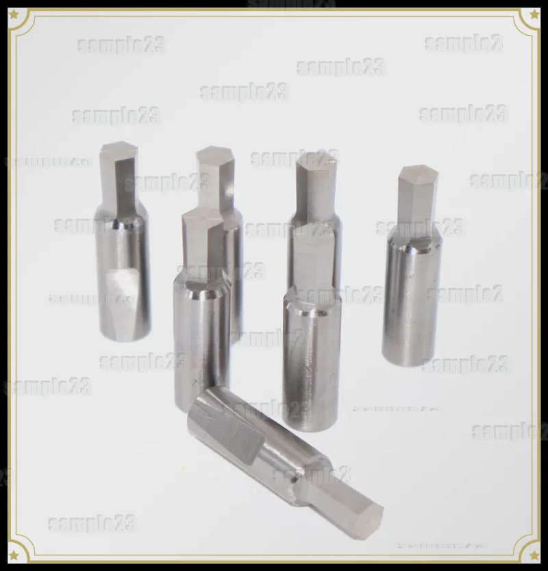 SKH-51 CNC High Speed Steel Rotary Broach Punch Bit for Swiss Lathe Hexagon Square Torx Punching Tool