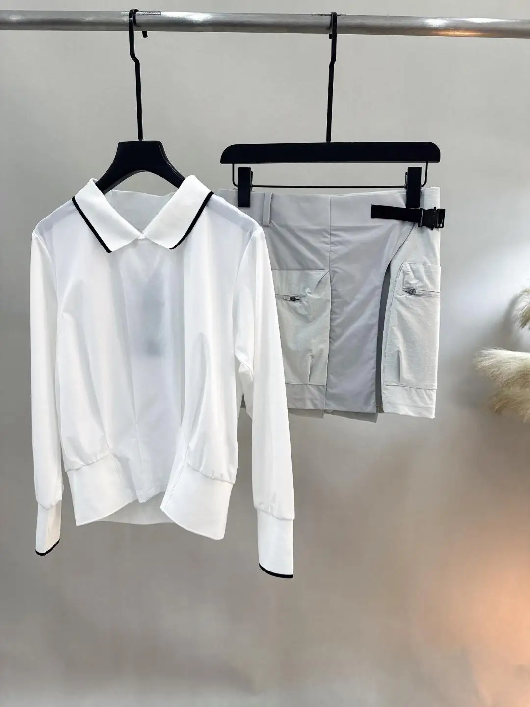 Women Golf Athletic Top Loose Lapel Collar Long Sleeve Sunblock Shirt Golf Training Casual Wear