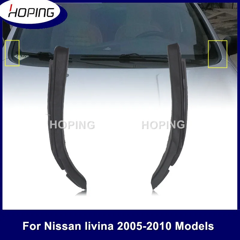 Hoping Auto Front Windshield Wiper Side Trim Cover Hinge Cover For NISSAN LIVINA 2005-2010