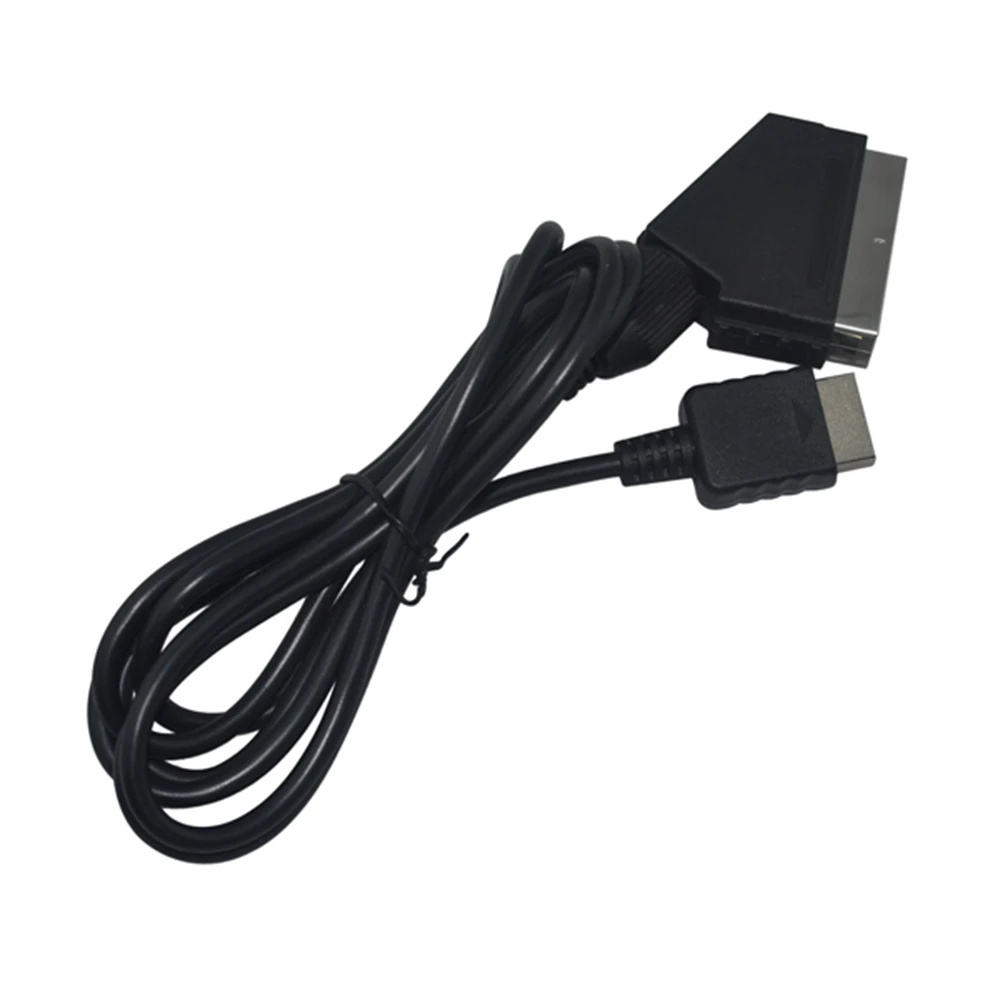 100PCS TV Scart Cable AV Audio Video Cord Replacement Connection Cable for playstaion 2 3 for PS2 for PS3 Slim