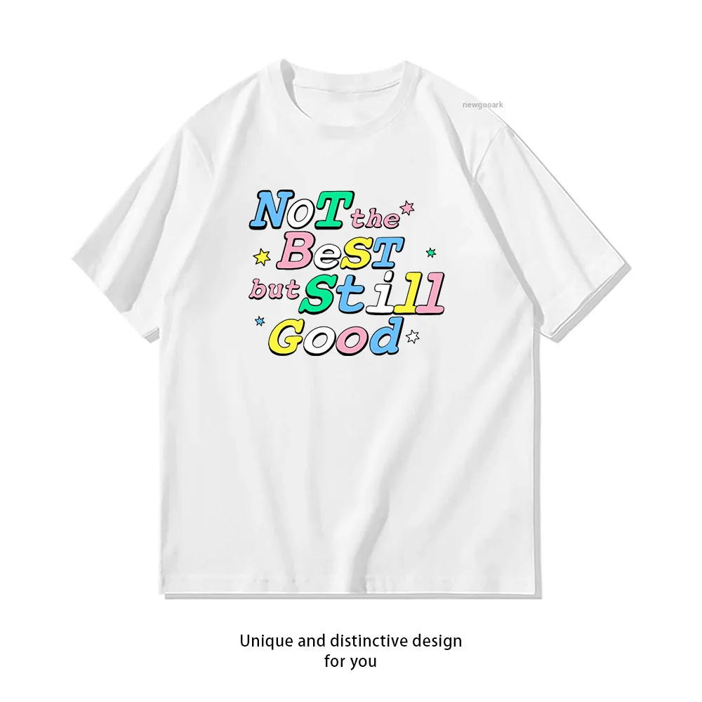 No es la mejor, pero es buena camiseta para hombre y mujer, informal, transpirable, con cuello redondo, de algodón, con gráficos, ropa para hombre, S-3XL