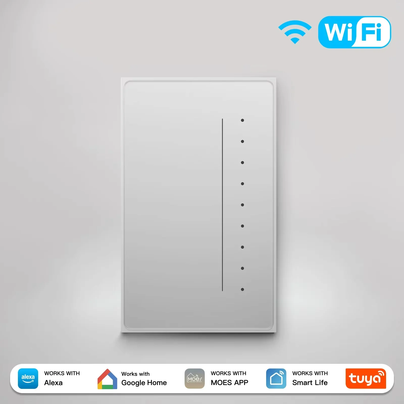 MOES Tuya WiFi/Zigbee Star Feather Series Smart Dimmer Lichtschakelaar Helderheid aanpassen APP Afstandsbediening Voice Alexa Google Home