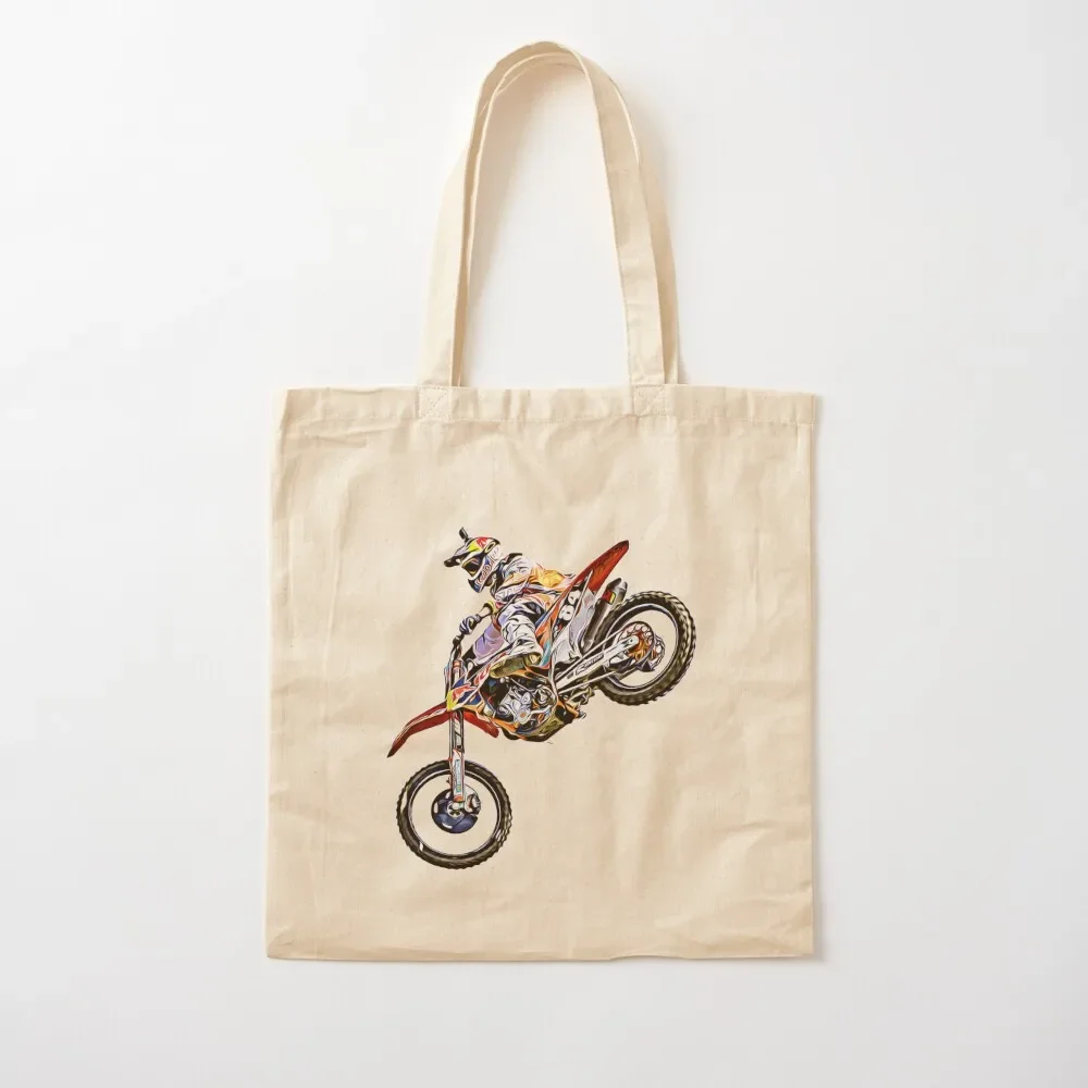 Dirt bike jump or motocross jump mx or motorcycle jump Tote Bag tote the custom handbag