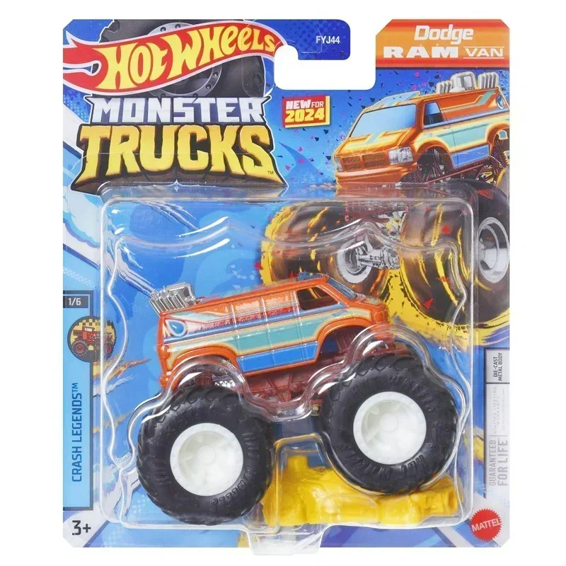 Originele Mattel Hot Wheels Monster Truck Auto Nieuw voor 2024 Jurassic World Tyrannosaurus Voertuig Speelgoed voor Jongens Collectie Kid Gift