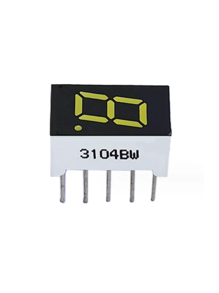 10PCS 3011BH 3011BB 3011BG 3011BW 0.3 Inch Common Anode One Digit Seven Segment Led Display Tube 10Pin Red Blue Green White