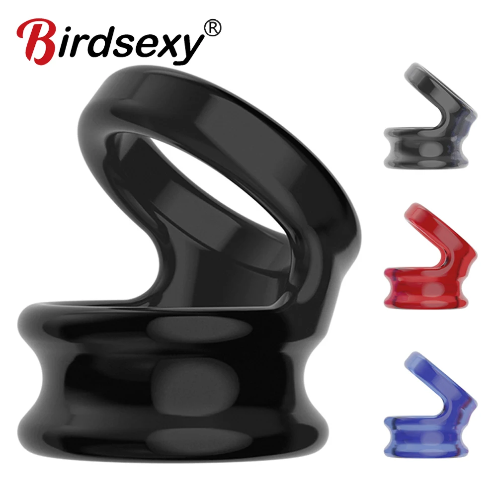 Penis Ring For Men Silicone Cock Ring Double Round Sex Toys For Man Delay Ejaculation Stronger Erection Erotic Toys In Couple