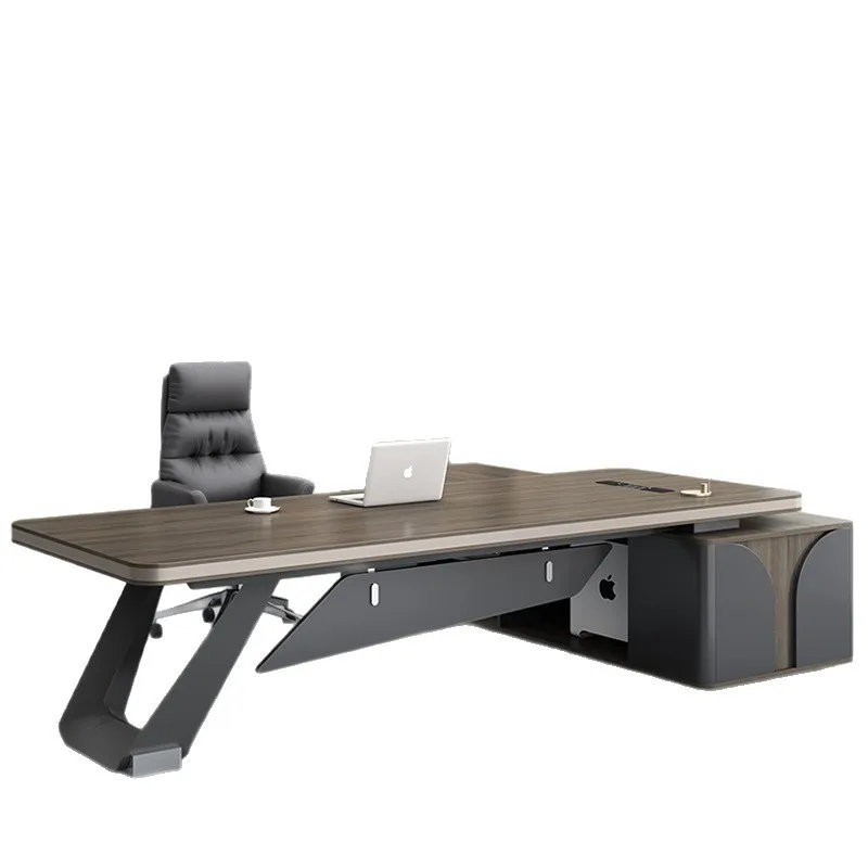

Boss desk, office, light luxury, simple, modern, chairperson, president, big desk