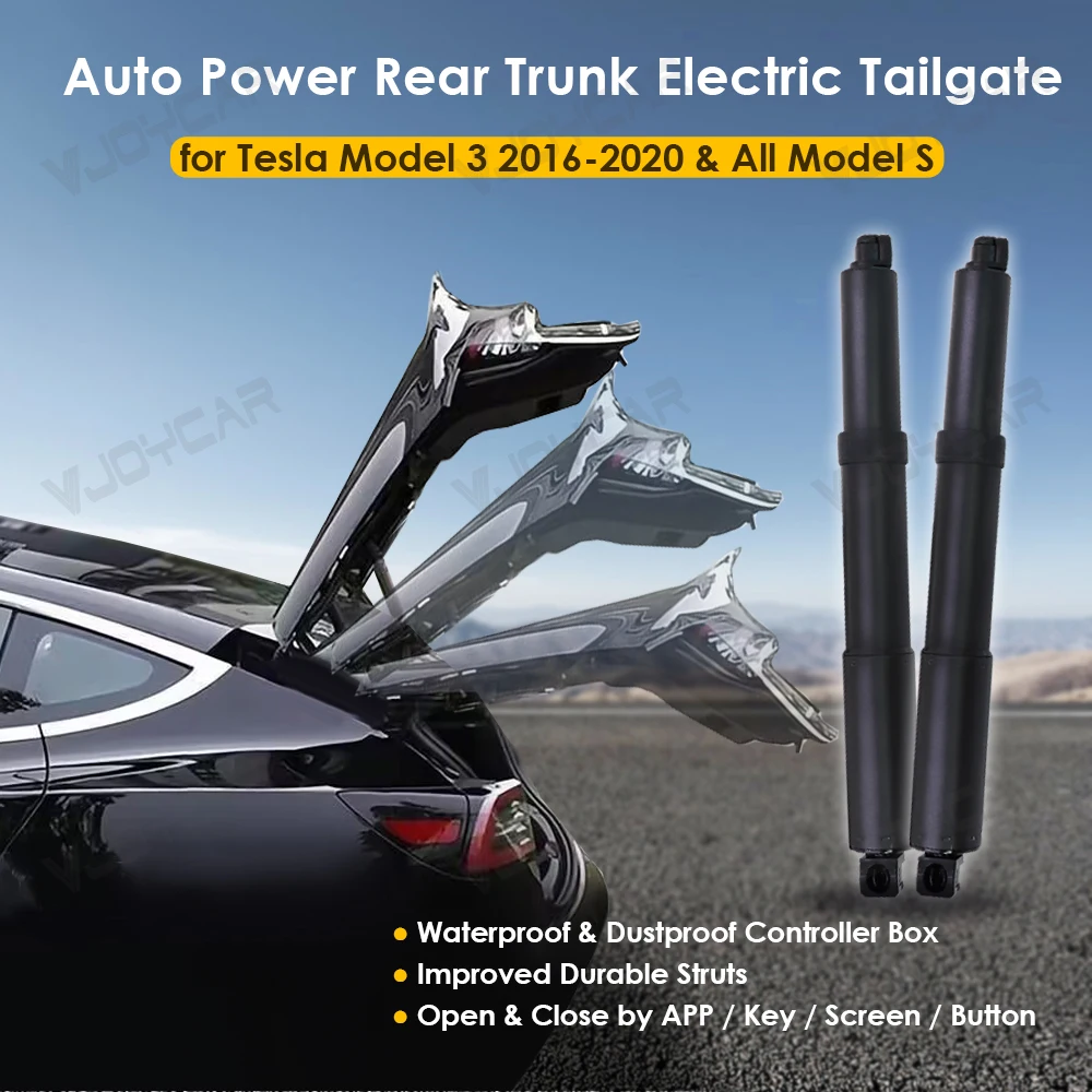 Car Accessories for T esla Model 3 S Auto Tailgate Lift Assist System Rear Trunk L ock  Electric Tail Gate Lifting Opening