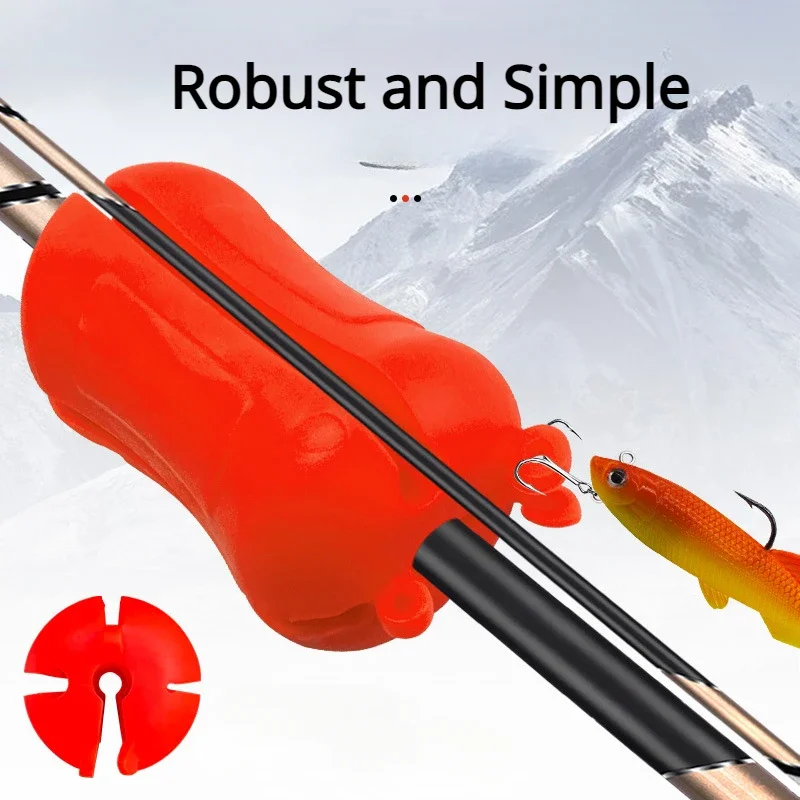 Bundle Rod Ball Retractor, Lost Rod Extrator, Silicone Proteção Pill, Pesca Ferramenta, Multifuncional