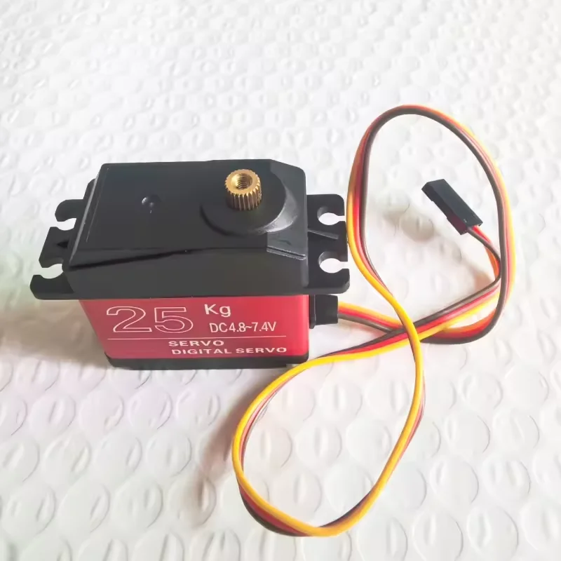 DS3225 25KG Digital Servo 180° Large Torque Waterproof Servo Motor 25T Adjustable Metal Servo for RC Car Boat Model