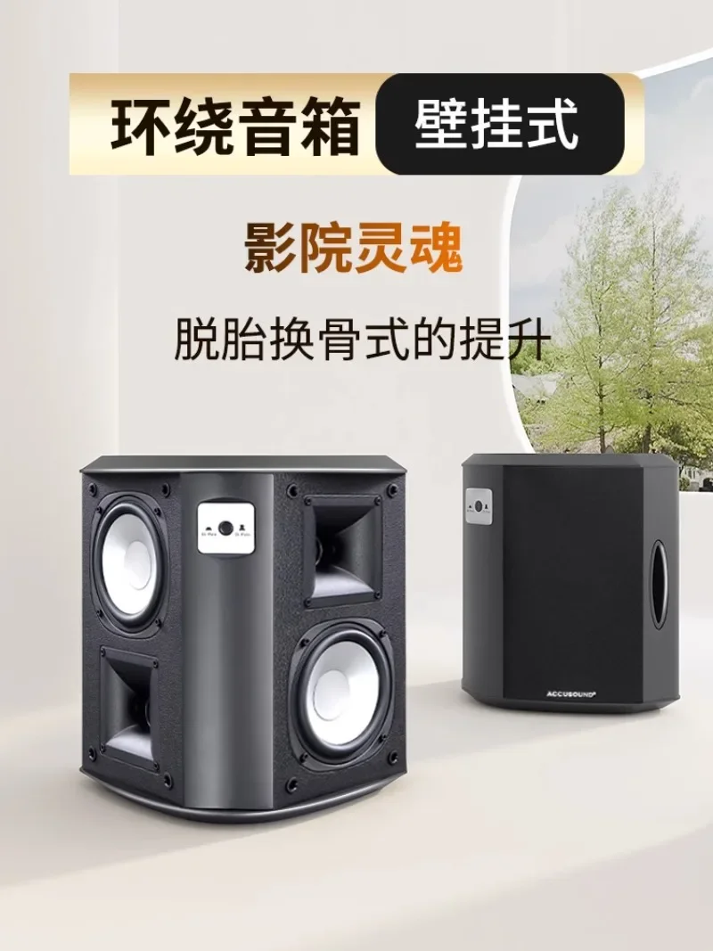 5.1 Home Theater Home Living Room Dipole Surround Speaker Passive Wall Hanging Home Rear Speaker