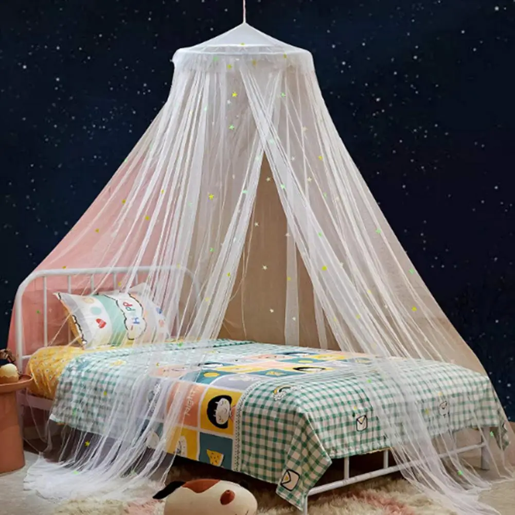 1 Set Bed Canopy  Useful Princess Canopy Bed Mesh Net  Washable Princess Bed Canopy