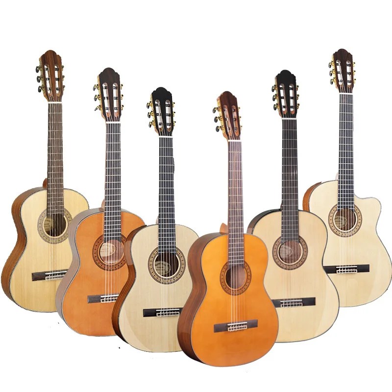 

Hooqu Manufacturers Wholesale Children Small Acoustic Guitars 36 "39" Classical Guitar