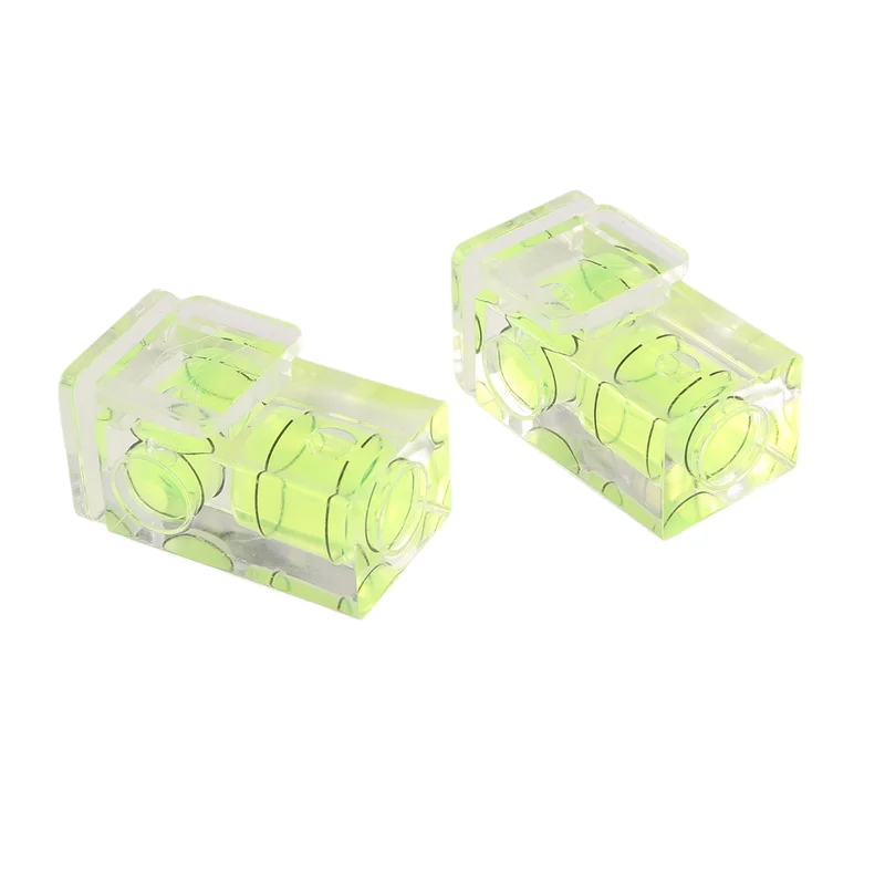 -A43I 2 PCS Hot Shoe Bubble Level Camera Two Axis Spirit Level For Digital And Film Camera