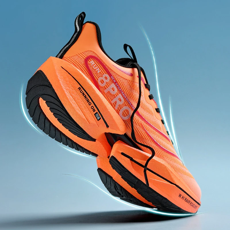 NEW 2025 Marathon Air Cushion Men Sports Running Shoes Breathable Lightweight Women's Comfortable Athletic Nonskid Sneakers image 5