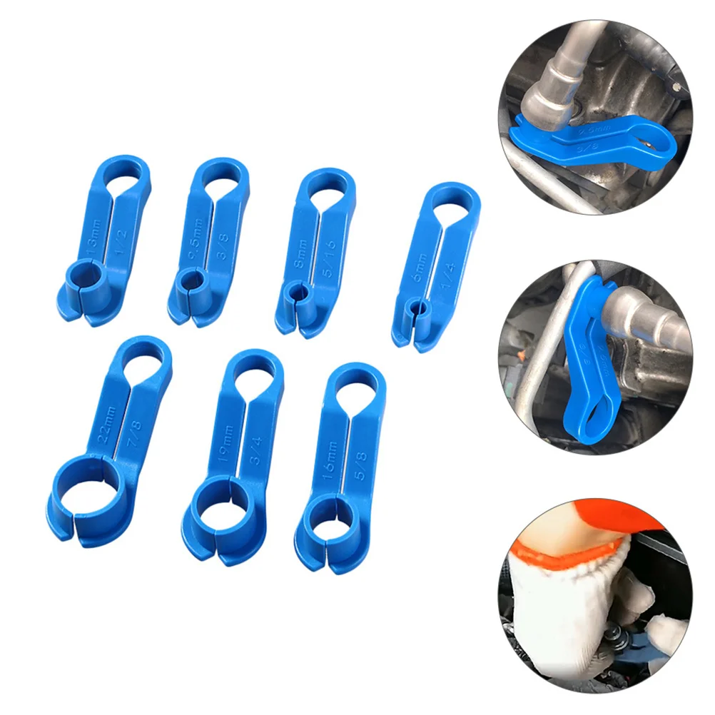 

7Pcs Air Conditioner Fluorine Pipe Disconnect Tool Professional Auto Repair Set for Fuel Cooler and Heating Line Removal