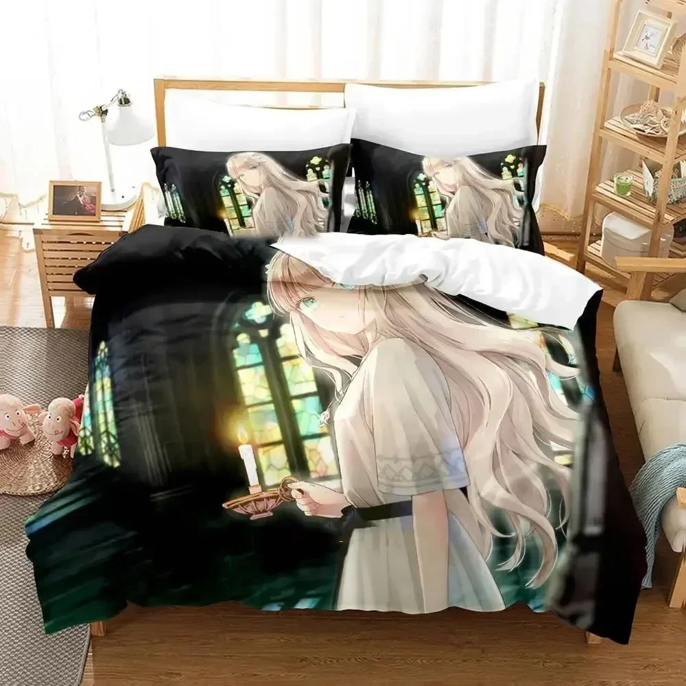 ENDER LILIES Quietus of the Knights Comfortable Duvet Cover Pillowcase Bedding Set Children Bedroom Decoration Home Textile