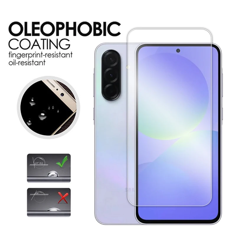 For Samsung Galaxy A56 5G Glass For Samsung Galaxy A06 A16 A26 A36 A56 Screen Protector Full Glue Tempered Glass Protective Film