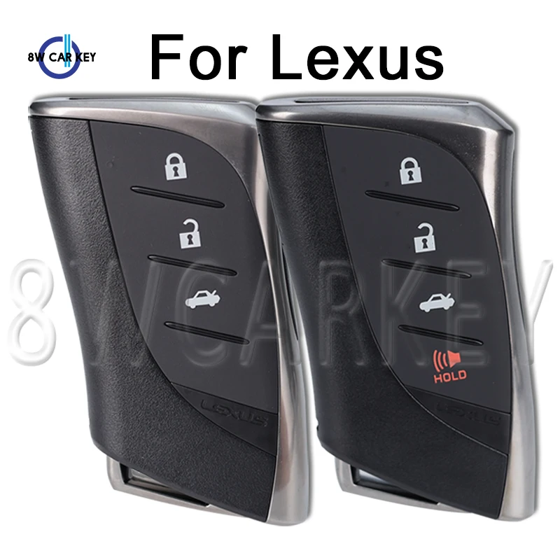 Car Key Case for Lexus 2018-2020 ES350 LC500 LC500h LS500 LS500h GX460 LS500 UX250h Keyless Entry Car Keys Shell 3/4 Button