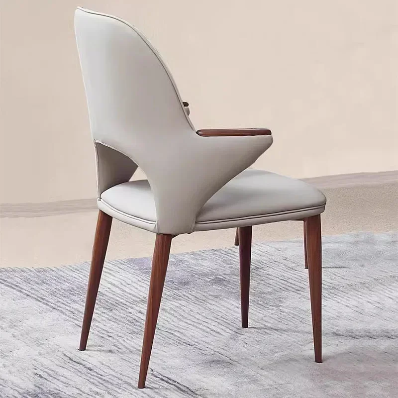 Beautiful Cushions Dining Chairs Designer Luxury Modern European Dining Chairs Lounge Nordic Silla Comedor Kitchen Furniture