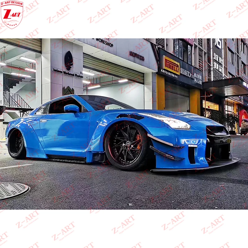 Z-ART GTR Wide Body Kit per NIssan GTR LB Mk2 Gen 2 Body Kit per GTR R35 Refit Wide Body Kit