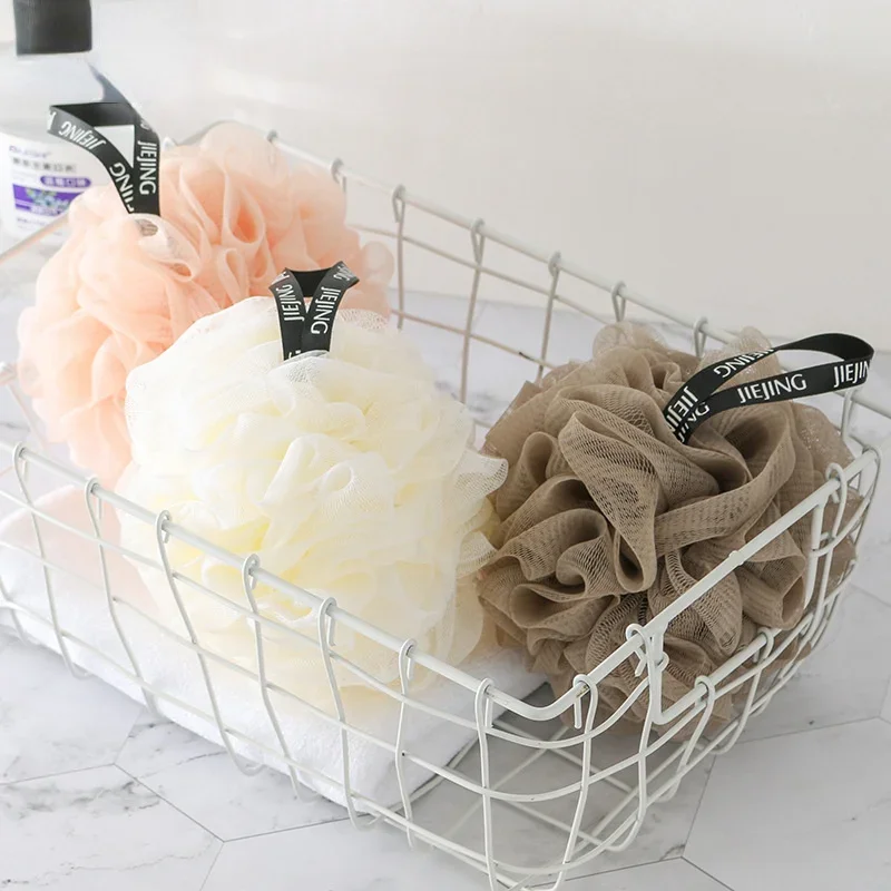 Heallor-Brosse de bain en maille, bouffées de douche, éponge douce, nettoyeur IkBody, épurateurs exquis, fleur de bain, accessoires de bain