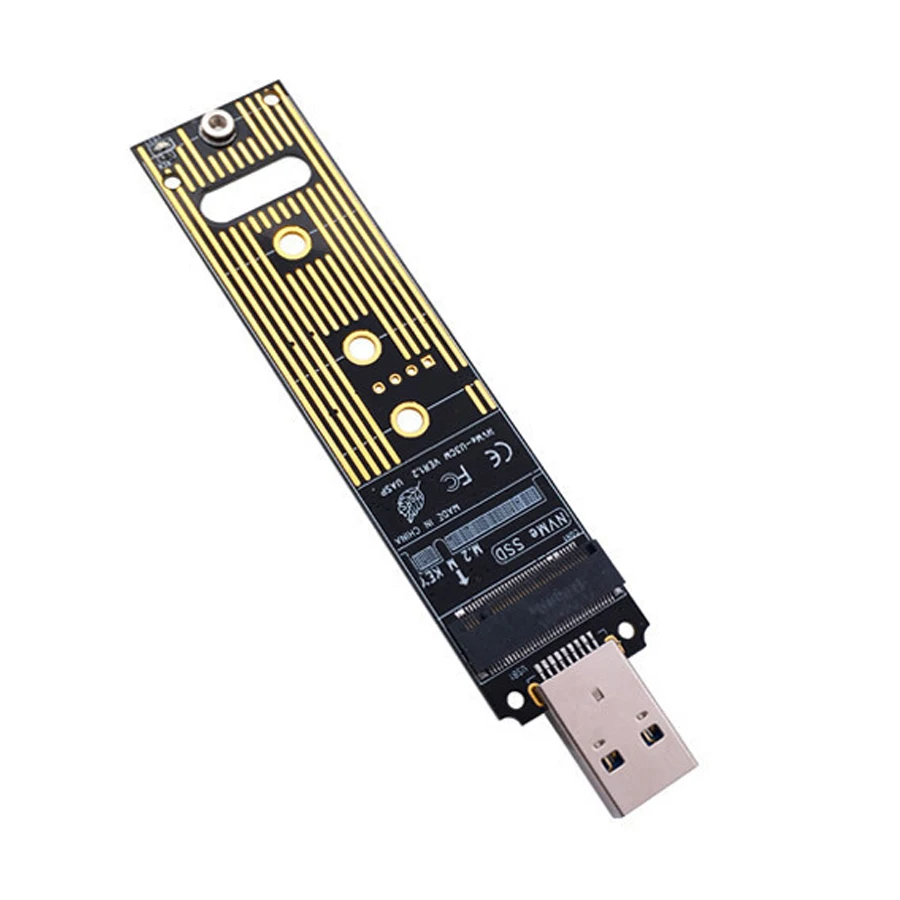 M.2 NVcloser SSD vers USB 3.1 Adaptateur PCI-E vers USB-A 3.0 Carte Convertisseur Interne 10Gbps USB3.1 Isabel 2 pour Samsung 970 960/Pour Intel NEW