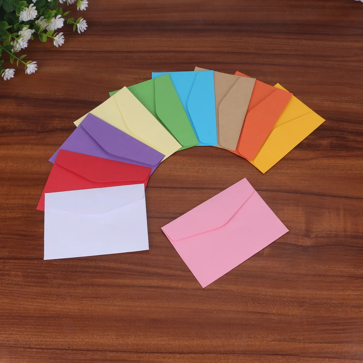 

60Pcs Premium Colored Blank Envelopes Set Bright Festive Paper Envelopes for Valentine Birthday Celebration Postcard Storage