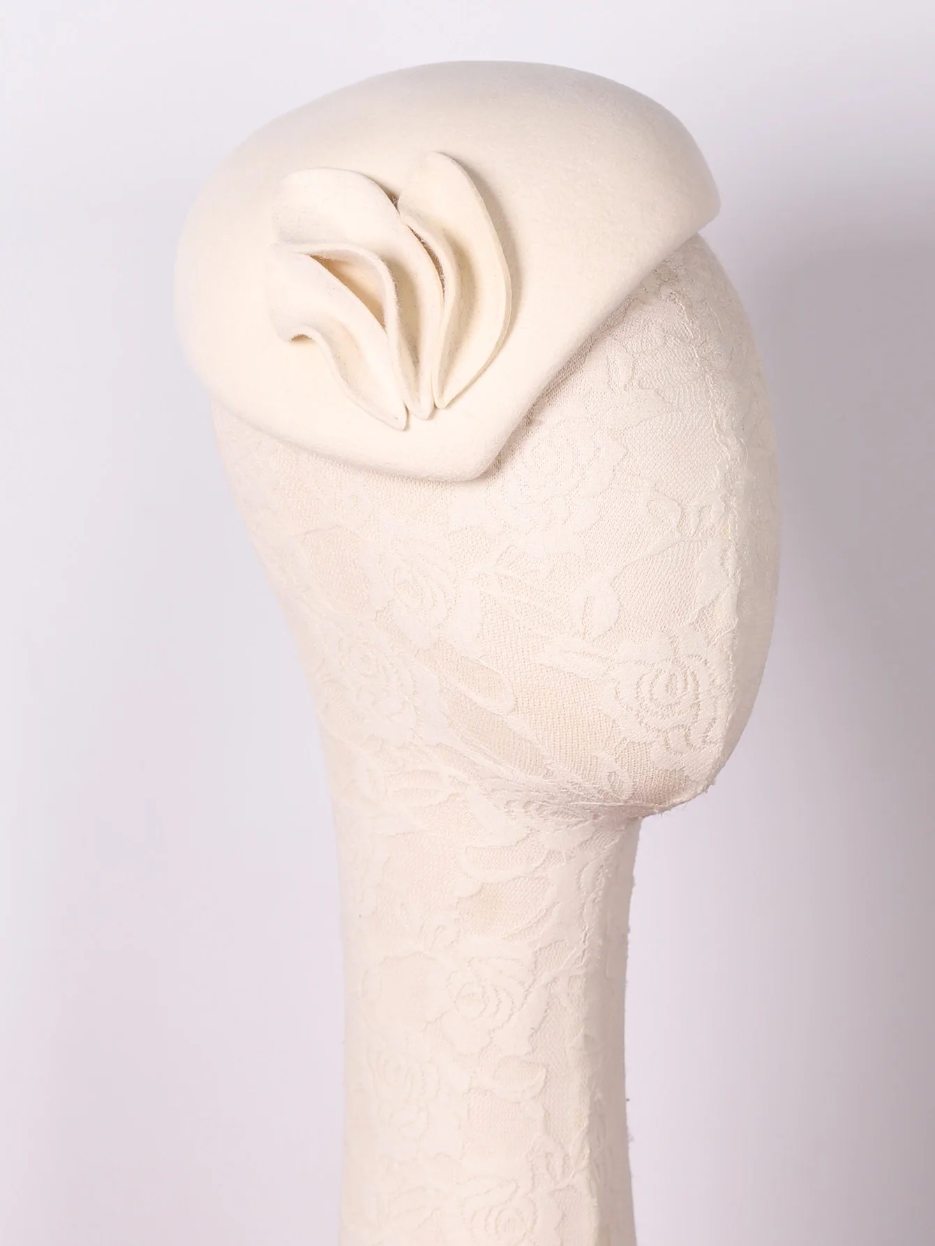 FS Weißer Wollfilz-Fascinator-Hut für Damen und Herren, rosa Pillbox-Hüte, schwarze Hochzeit, Kentucky Derby, Fedora, Chapeau Femme, Partyhut – Detail 2