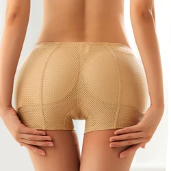 Hip Curve Builder Padding Panties Hip Pads Butt Lifter Women Control Panties Sexy Boyshorts Shapewear Breathable Fake Ass Short