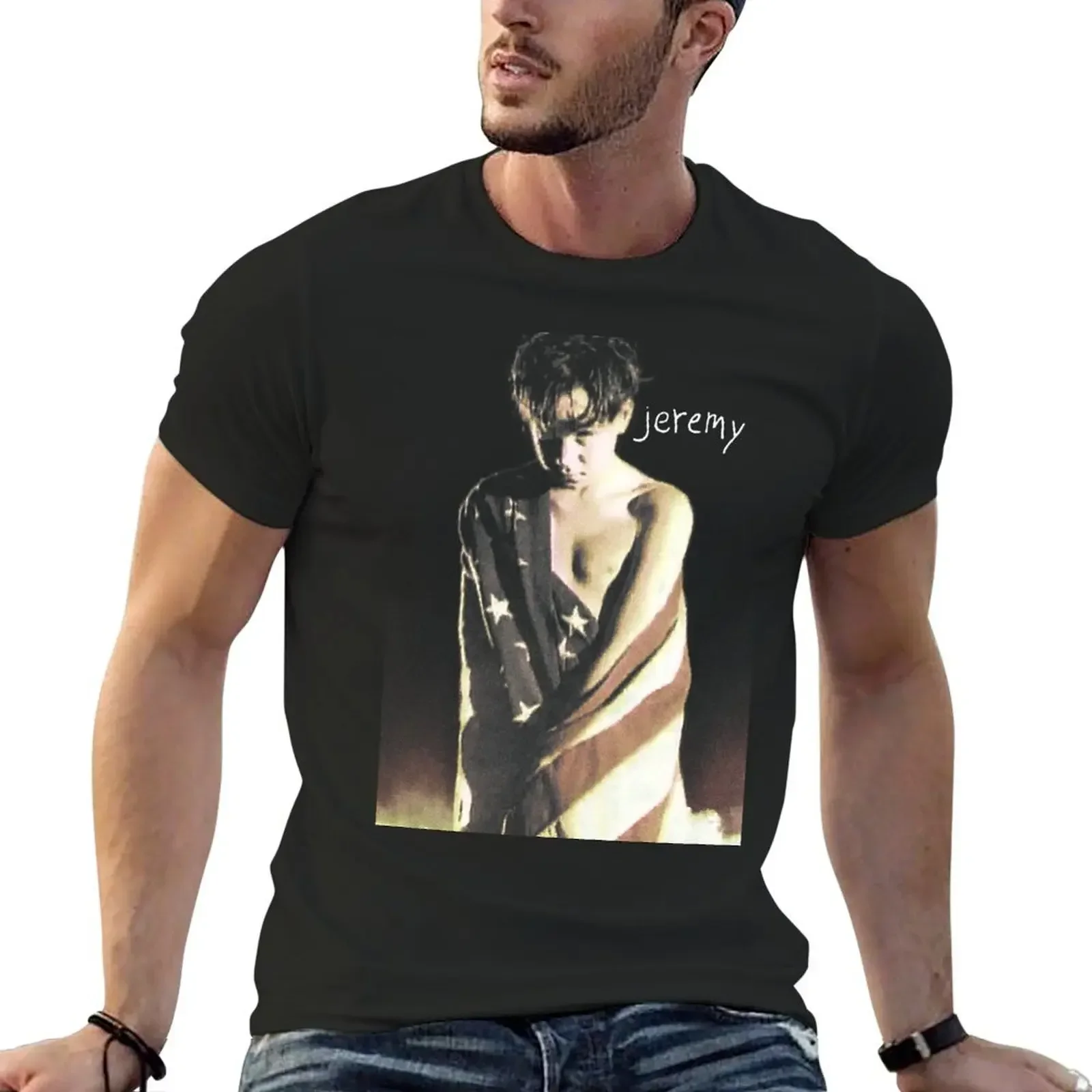 Jeremy T-Shirt for a boy anime tshirt blacks mens clothing