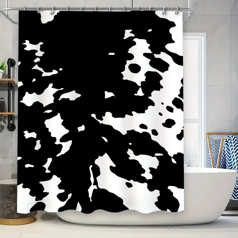 

Роскошный комплект занавесок для ванной с цветочным принтом, водонепроницаемая занавеска для душа, современный домашний декор, аксессуары для ванной комнаты, опции настраиваемых размеров