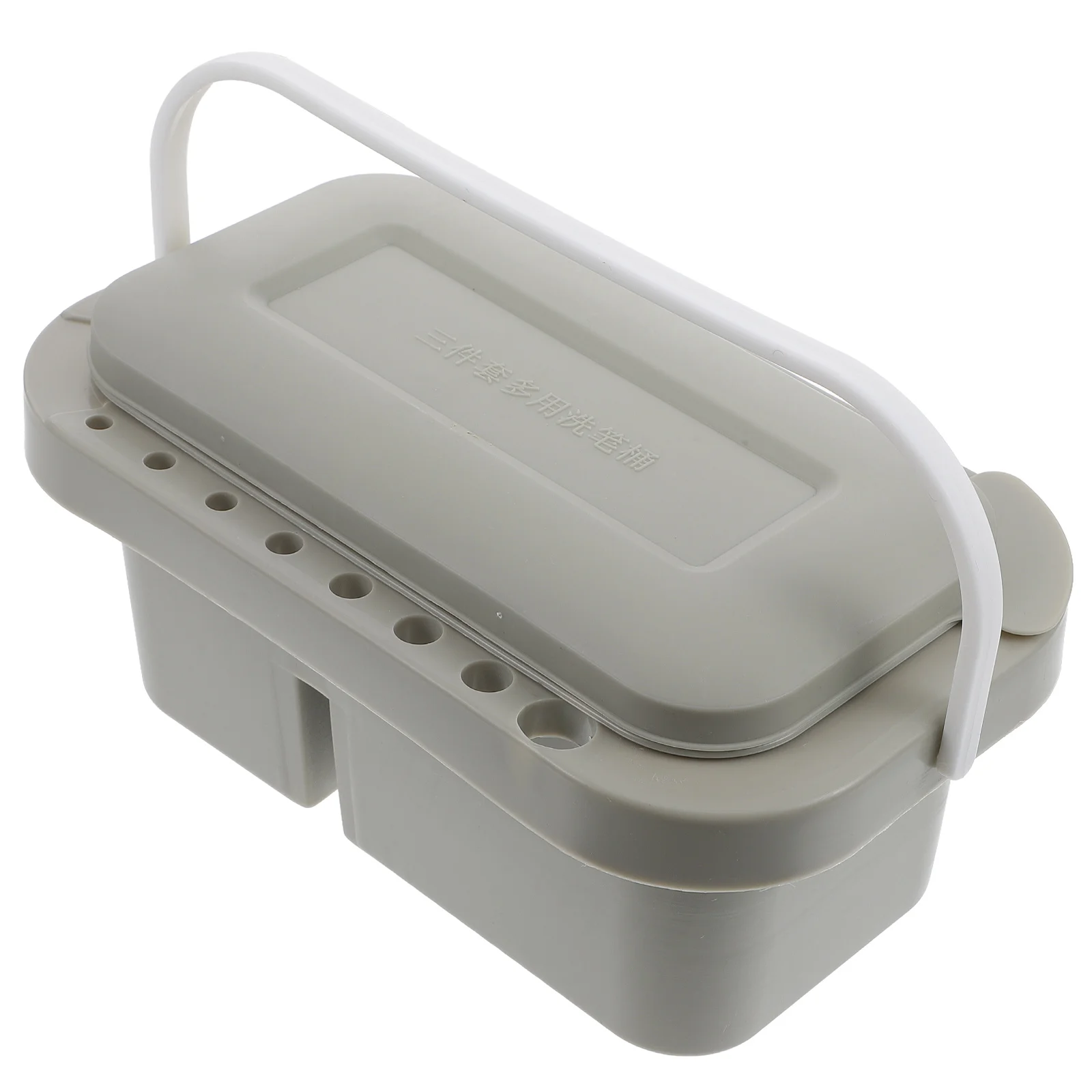 

Plastic Brush Washer Holder Pen Washing Bucket Color Mixing Tray Paint Brush Cleaner Art Supplies Tool For Artists Kids Oil