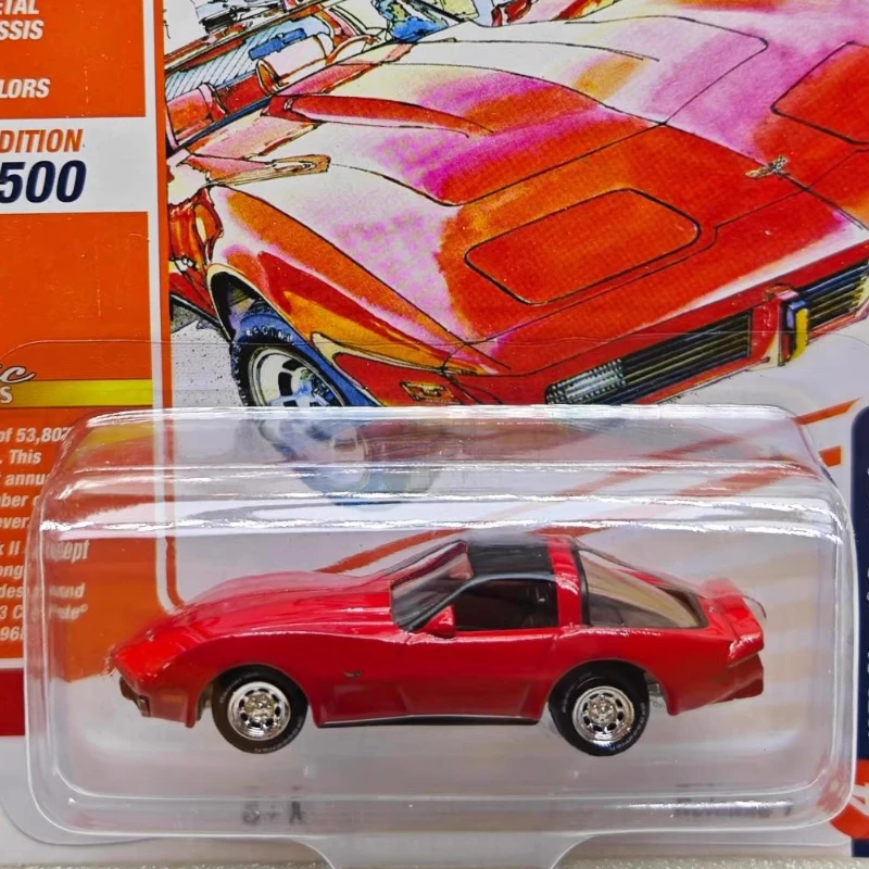 

Jonny 1:64 1979 Chevrolet Corvette Corvette, red original packaging, first choice for collecting toys to give gifts to friends