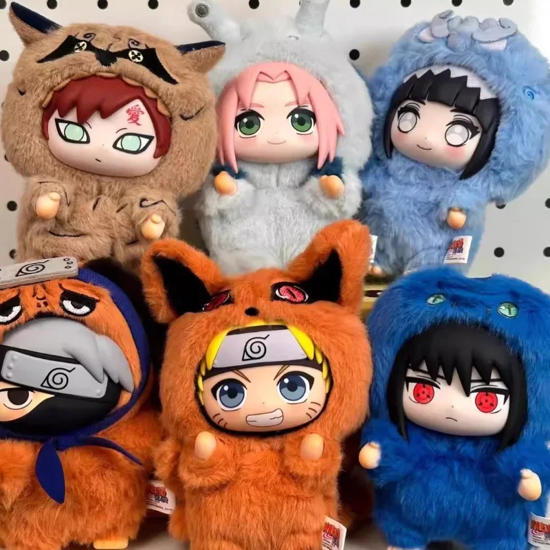 

Genuine Shippuden Sasuke Sakura Sakura Cute Beast Party Series Blind Box Plush Doll Ornament Festival Gift Pendant Decoration