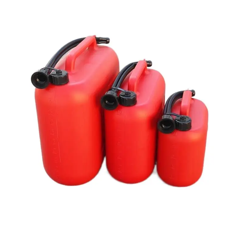 

Red environmental protection belt oil pipe 5L10L20L thickened with scale explosion-proof household car spare plastic oil barrel