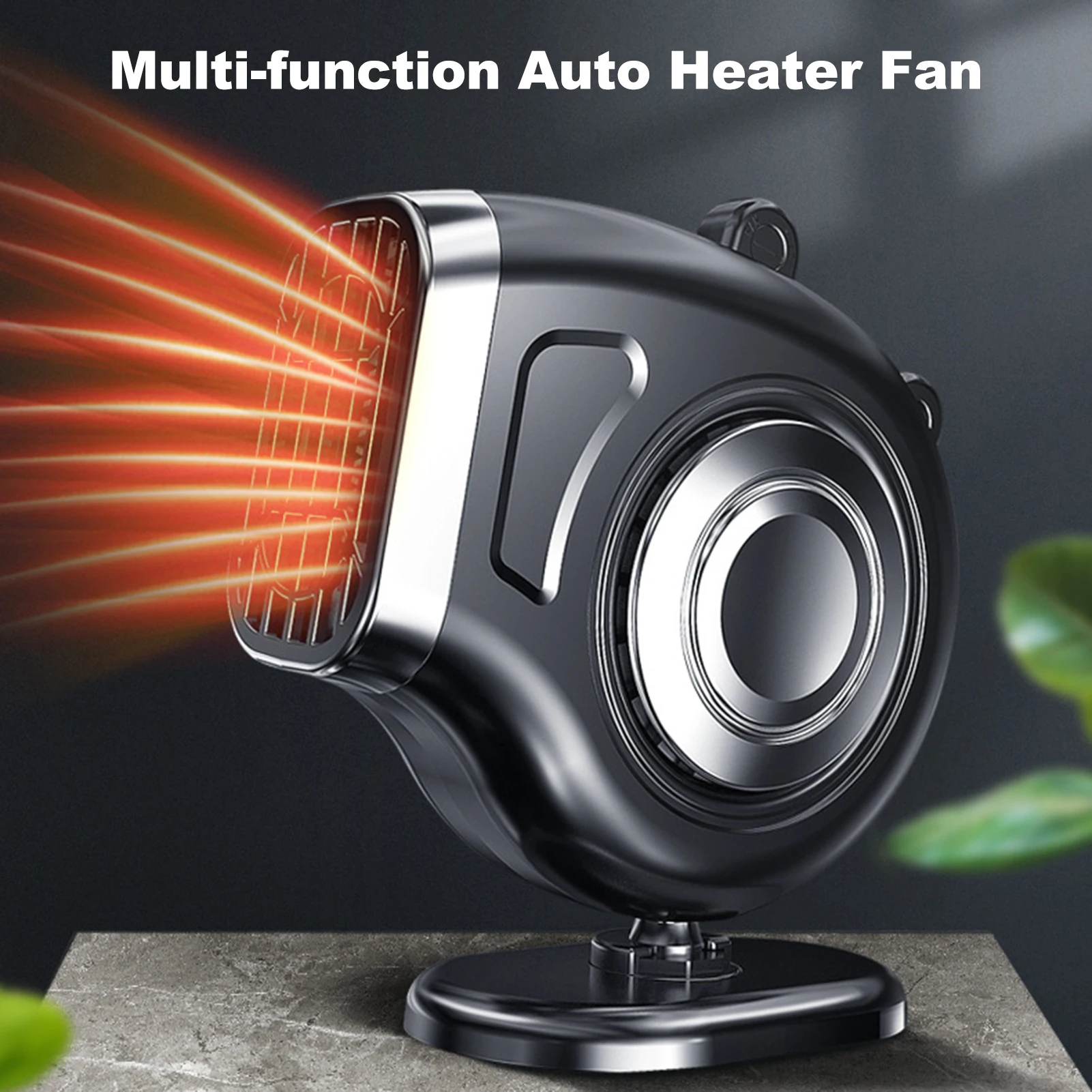 Car Heater 12V 120W Adjustable Auto Heater Fan Car Vehicle Dashboard Electric Heater Cooling Fan Window Windshield Demister