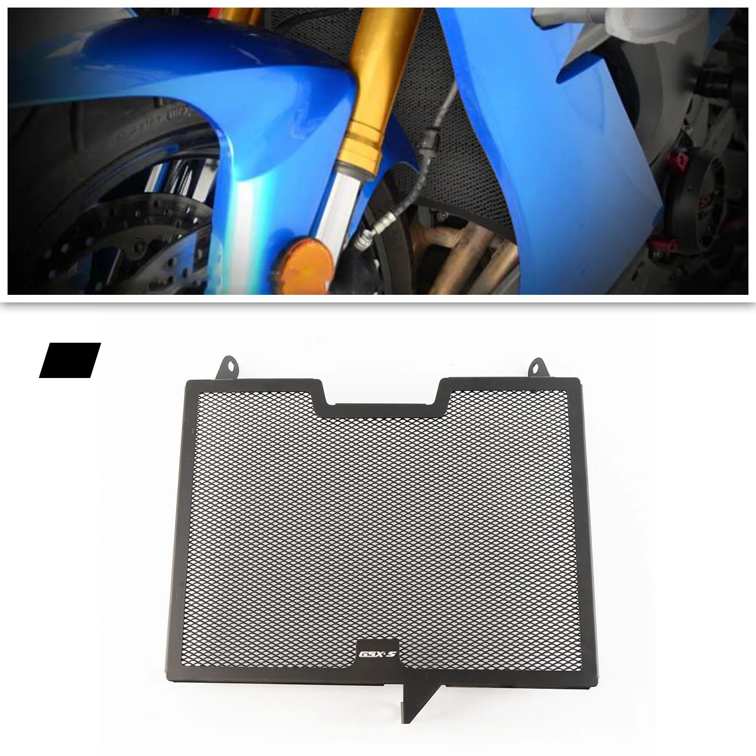 

Motorcycle Radiator Grille Guard for GSX-S1000F GSX-S1000 (2015-2025) - Heavy Duty Crash Protection | Easy Installation