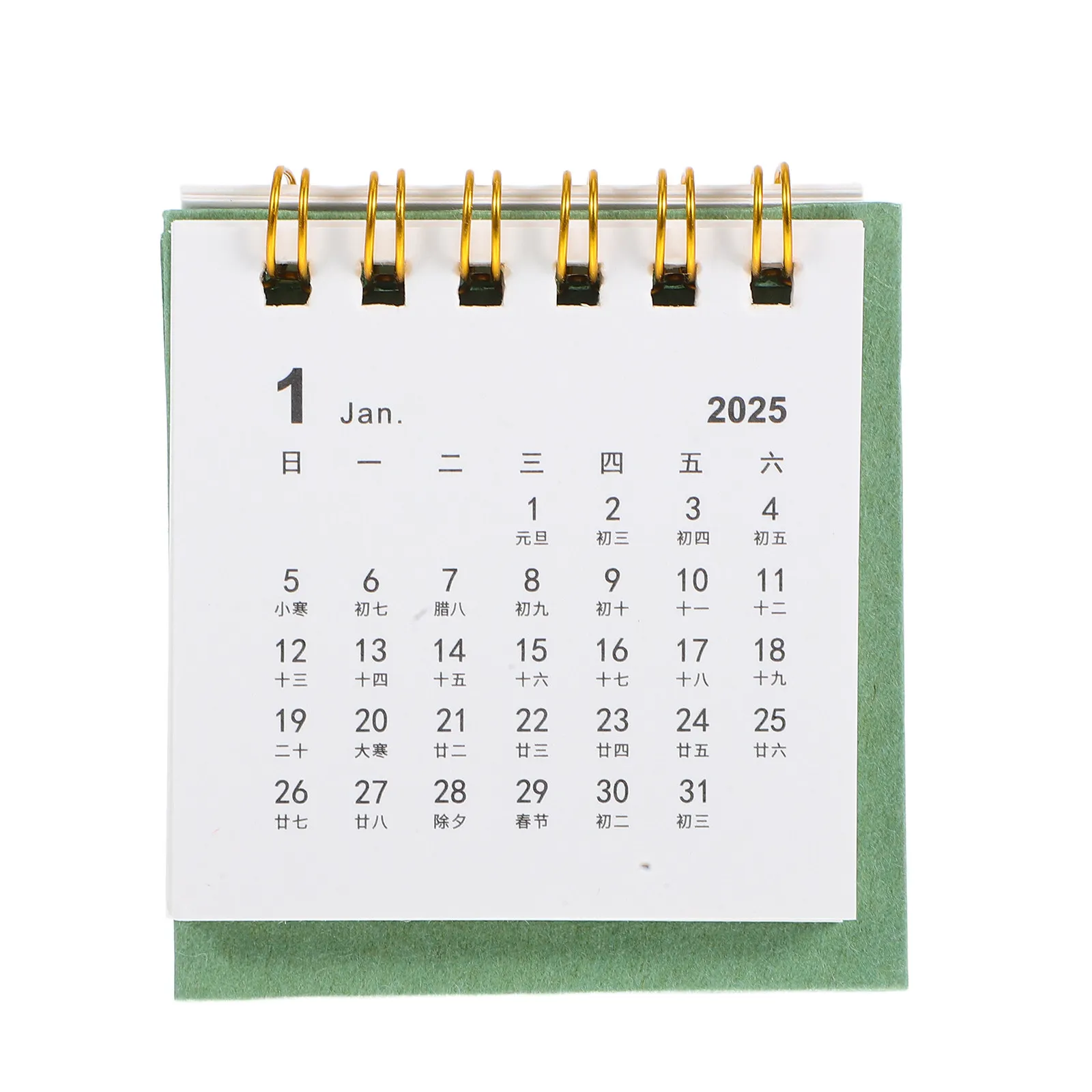 

Mini Desk Calendar 2025 Small Desktop Calendar Flip Over Design for Home Office Dorm Daily Reminder Birthday Holiday Planner
